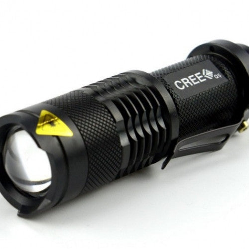 Mini Led Flashlight Adjustable Light Survival Lamp 