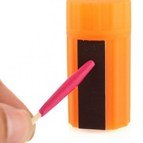 Windproof and Waterproof Portable Head Matches Survival Kit