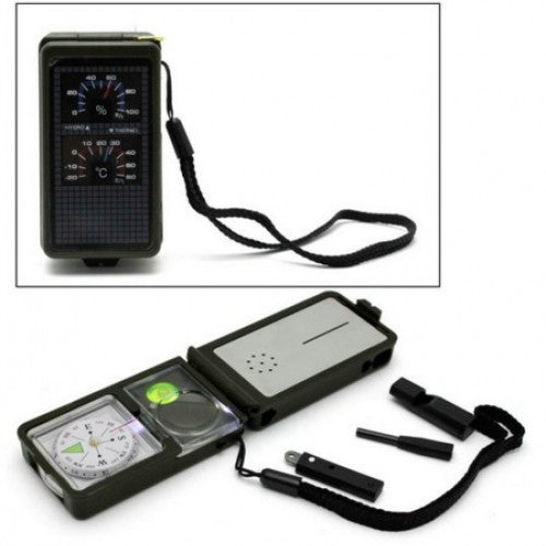 Multi-function Emergency Compass Military Survival Gear